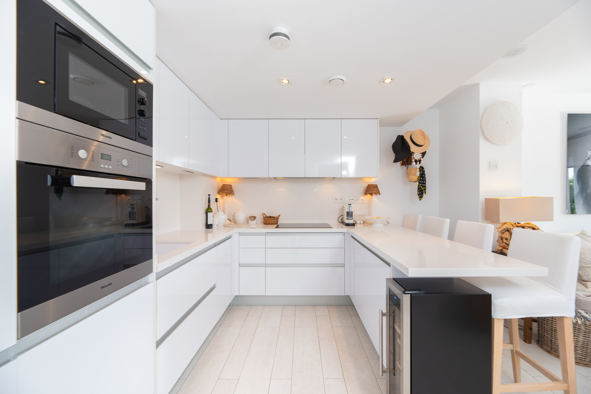 Resa Estates apartment for sale in Ibiza marina botafoch modern kitchen .jpg